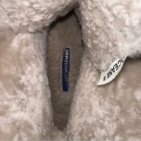 Stuart Weitzman Oceane Tall Shearling Booties - Picture 10 of 12